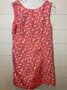 Adrianna Papell  Paradise Pink Floral Shift Dress Womens Size 14 NWT